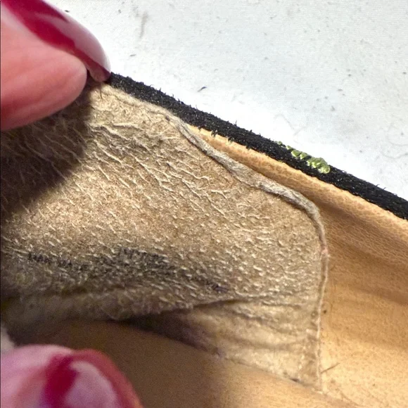 Torrid Black Flats with Red and Green Floral Design - Picture 8 of 8